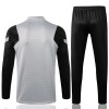 Liverpool Kind Trainings Sweatshirt Pak Kwart-Zip 2022-23 Lichtgrijze